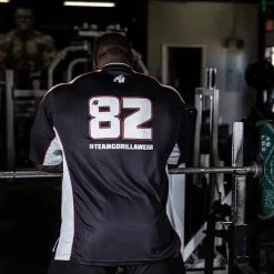 Athlete T-Shirt 2.0 Gorilla Wear, Black/White 17 Athlete T-Shirt 2.0 Gorilla Wear, Black/White -Udstyr og tilbehør butik 905489010R Gorilla Wear Athlete T Shirt Dennis James BlackWhite juli20 08