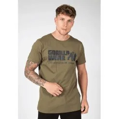 Gorilla Wear Classic T-Shirt, Army Green -Udstyr og tilbehør butik 905534090R Gorilla Wear Classic T Shirt army green 01 feb21 3