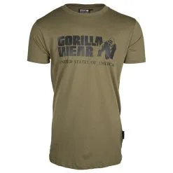 Gorilla Wear Classic T-Shirt, Army Green -Udstyr og tilbehør butik 905534090R Gorilla Wear Classic T Shirt army green 03 feb21 2