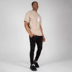 Gorilla Wear Dover Oversized T-shirt, Black -Udstyr og tilbehør butik 90554120R Gorilla Wear Dover Oversized T shirt Beige 05 0821