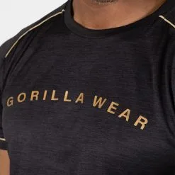 Gorilla Wear Fremont T-Shirt, Black/Gold -Udstyr og tilbehør butik 905589220R Fremont T Shirt black gold 05 0921
