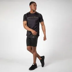 Gorilla Wear Fremont T-Shirt, Black/Gold -Udstyr og tilbehør butik 905589220R Fremont T Shirt black gold 08 0921