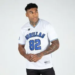 Gorilla Wear San Mateo T-Shirt, White/Blue