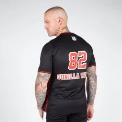 Gorilla Wear San Mateo T-Shirt, Black/Red -Udstyr og tilbehør butik 905619050R Gorilla Wear San Mateo T Shirt Black Red 02 0922