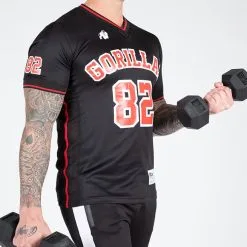 Gorilla Wear San Mateo T-Shirt, Black/Red -Udstyr og tilbehør butik 905619050R Gorilla Wear San Mateo T Shirt Black Red 04 0922