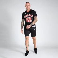 Gorilla Wear San Mateo T-Shirt, Black/Red -Udstyr og tilbehør butik 905619050R Gorilla Wear San Mateo T Shirt Black Red 05 0922