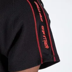 Gorilla Wear Buffalo Old School Workout Top, Black/Red -Udstyr og tilbehør butik 905649051R Gorilla Wear Buffalo Old School Workout Top Black Red 04 0922