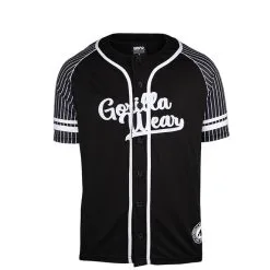 Gorilla Wear 82 Baseball Jersey, Black -Udstyr og tilbehør butik 905659000R Gorilla Wear 82 Baseball Jersey Black 0922 2