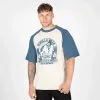 Gorilla Wear Logan Oversized T-Shirt, Beige/Blue -Udstyr og tilbehør butik 905681230R Gorilla Wear Logan Oversized T Shirt BeigeBlue 0922