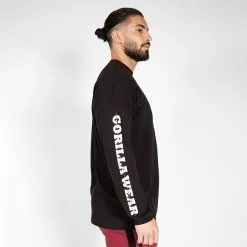Gorilla Wear Boise Oversized Long Sleeve, Black -Udstyr og tilbehør butik 90607900R Gorilla Wear Boise Oversized Long Sleeve Black 03 0821