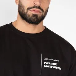 Gorilla Wear Boise Oversized Long Sleeve, Army Green -Udstyr og tilbehør butik 90607900R Gorilla Wear Boise Oversized Long Sleeve Black 04 0821 2