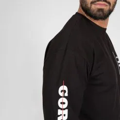 Gorilla Wear Boise Oversized Long Sleeve, Black -Udstyr og tilbehør butik 90607900R Gorilla Wear Boise Oversized Long Sleeve Black 05 0821