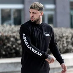 Gorilla Wear Boise Oversized Long Sleeve, Black -Udstyr og tilbehør butik 90607900R Gorilla Wear Boise Oversized Long Sleeve Black 11 0821 1