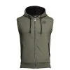 Gorilla Wear Springfield S/L Zipped Hoodie, Army Green