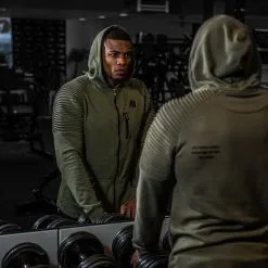 Gorilla Wear Delta Hoodie, Army Green -Udstyr og tilbehør butik 908144090r delta hoodie army green 5 1