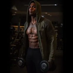 Gorilla Wear Delta Hoodie, Army Green -Udstyr og tilbehør butik 908144090r delta hoodie army green 7 1