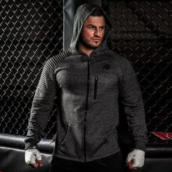 Gorilla Wear Delta Hoodie, Grey -Udstyr og tilbehør butik 908148000r delta hoodie grey 1 2