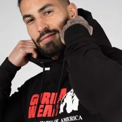 Gorilla Wear Classic Hoodie, Black -Udstyr og tilbehør butik 90820900R Gorilla Wear Classic Hoodie Black 05 0422