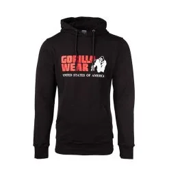 Gorilla Wear Classic Hoodie, Black -Udstyr og tilbehør butik 90820900R Gorilla Wear Classic Hoodie Black 08 0422