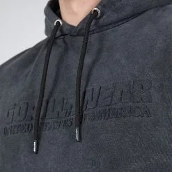 Gorilla Wear Crowley Oversized Men's Hoodie, Washed Grey -Udstyr og tilbehør butik 908248000R Gorilla Wear Crowley Oversized Mens Hoodie Washed Grey 06 0922