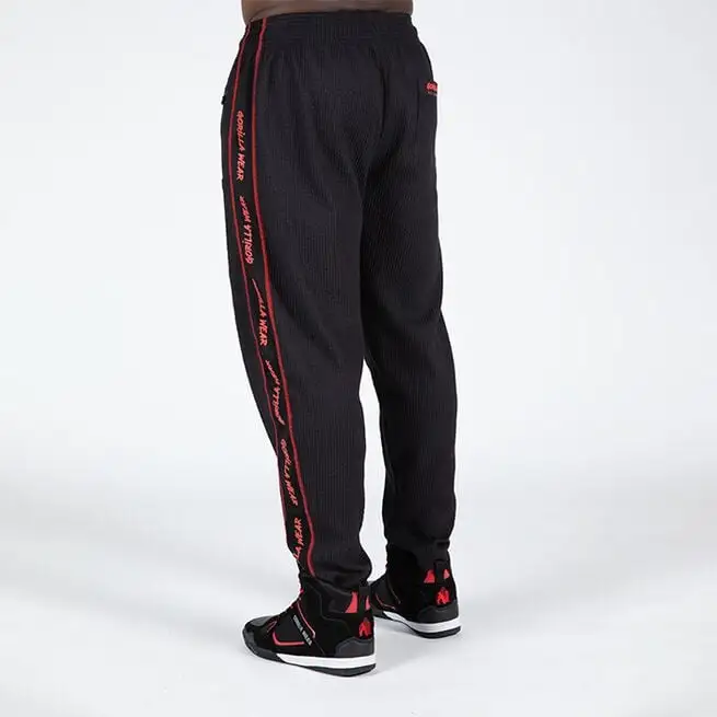 Gorilla Wear Buffalo Old School Workout Pants, Black/Red 5 Gorilla Wear Buffalo Old School Workout Pants, Black/Red - Billede 3