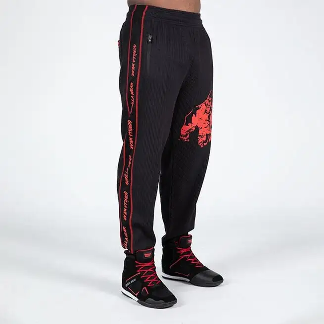 Gorilla Wear Buffalo Old School Workout Pants, Black/Red 8 Gorilla Wear Buffalo Old School Workout Pants, Black/Red - Billede 6