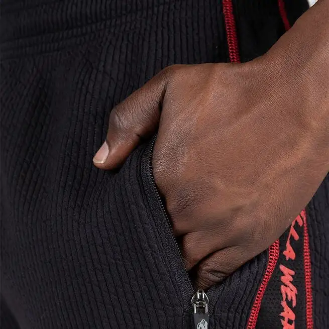 Gorilla Wear Buffalo Old School Workout Pants, Black/Red 9 Gorilla Wear Buffalo Old School Workout Pants, Black/Red - Billede 7