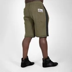 Gorilla Wear Augustine Old School Shorts, Black -Udstyr og tilbehør butik 909394091R Gorilla Wear Augustine Old School Shorts Army Green 02 0321 2