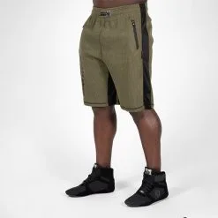 Gorilla Wear Augustine Old School Shorts, Grey 103 Gorilla Wear Augustine Old School Shorts, Grey -Udstyr og tilbehør butik 909394091R Gorilla Wear Augustine Old School Shorts Army Green 05 0321 3