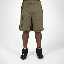 Gorilla Wear Augustine Old School Shorts, Black -Udstyr og tilbehør butik 909394091R Gorilla Wear Augustine Old School Shorts Army Green 06 0321 2
