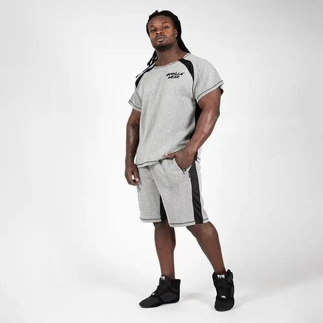 Gorilla Wear Augustine Old School Shorts, Grey 12 Gorilla Wear Augustine Old School Shorts, Grey - Billede 10