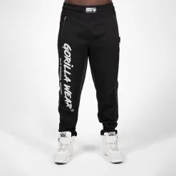 Gorilla Wear Augustine Old School Pants, Grey -Udstyr og tilbehør butik 909409001R Gorilla Wear Augustine Old School Pants Black 01 0321 3