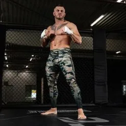 Gorilla Wear Franklin Men's Tights, Army Green Camo -Udstyr og tilbehør butik 90945409r franklin mens tights army green camo 2