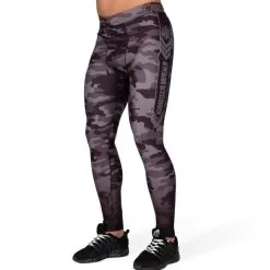 Gorilla Wear Franklin Men's Tights, Black/Gray Camo -Udstyr og tilbehør butik 90945900r gorilla wear franklin tights dark camo 2