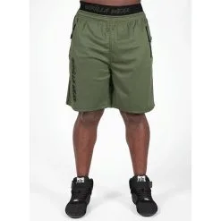 Gorilla Wear Mercury Mesh Shorts, Grey/Black -Udstyr og tilbehør butik 909574091R Gorilla Wear Mercury Mesh Shorts Army GreenBlack 02 nov20 3