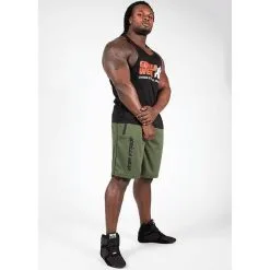 Gorilla Wear Mercury Mesh Shorts, Army Green/Black -Udstyr og tilbehør butik 909574091R Gorilla Wear Mercury Mesh Shorts Army GreenBlack 04 nov20 1