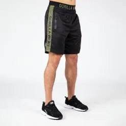 Gorilla Wear Atlanta Shorts, Black/Green