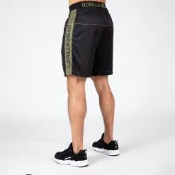 Gorilla Wear Atlanta Shorts, Black/Green -Udstyr og tilbehør butik 909989041R Gorilla Wear Atlanta Shorts Black Green 04 0922