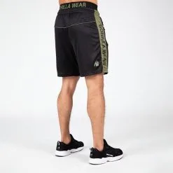 Gorilla Wear Atlanta Shorts, Black/Green -Udstyr og tilbehør butik 909989041R Gorilla Wear Atlanta Shorts Black Green 06 0922