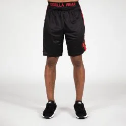 Gorilla Wear Atlanta Shorts, Black/Red