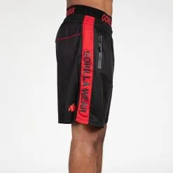 Gorilla Wear Atlanta Shorts, Black/Red -Udstyr og tilbehør butik 909989051R Gorilla Wear Atlanta Shorts Black Red 08 0922