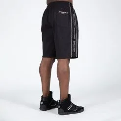 Gorilla Wear Buffalo Old School Workout Shorts, Black/Grey -Udstyr og tilbehør butik 909999081R Gorilla Wear Buffalo Old School Workout Shorts Black Grey 03 0922