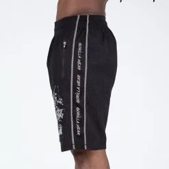 Gorilla Wear Buffalo Old School Workout Shorts, Black/Grey -Udstyr og tilbehør butik 909999081R Gorilla Wear Buffalo Old School Workout Shorts Black Grey 06 0922