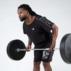 Gorilla Wear Buffalo Old School Workout Shorts, Black/Grey -Udstyr og tilbehør butik 909999081R Gorilla Wear Buffalo Old School Workout Shorts Black Grey 08 0922