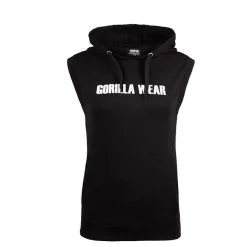 Gorilla Wear Virginia Sleeveless Hoodie, Black