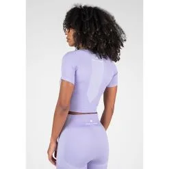 Gorilla Wear Selah Seamless Crop Top, Lilac -Udstyr og tilbehør butik 91543770 Gorilla Wear selah seamless crop top lilac 8 03 mars23