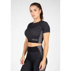 Gorilla Wear Selah Seamless Crop Top, Black