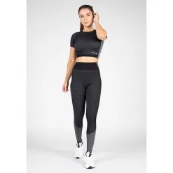 Gorilla Wear Selah Seamless Crop Top, Black -Udstyr og tilbehør butik 91543900 Gorilla wear selah seamless crop top black 05 mars23