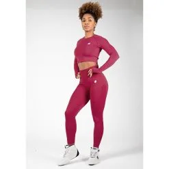 Gorilla Wear Hilton Seamless Long Sleeve, Fuchsia -Udstyr og tilbehør butik 91603600R Gorilla Wear Hilton Seamless Long Sleeve Fuchsia 05 april22