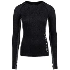 Gorilla Wear Selah Seamless Long Sleeve, Black -Udstyr og tilbehør butik 91606900 Gorilla Wear selah seamless long sleeve black 07 mars23